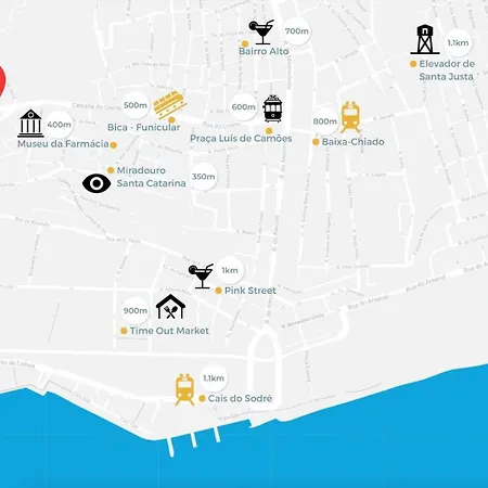 Bica Duplex | Walk To Chiado & Cais Do Sodre アパート